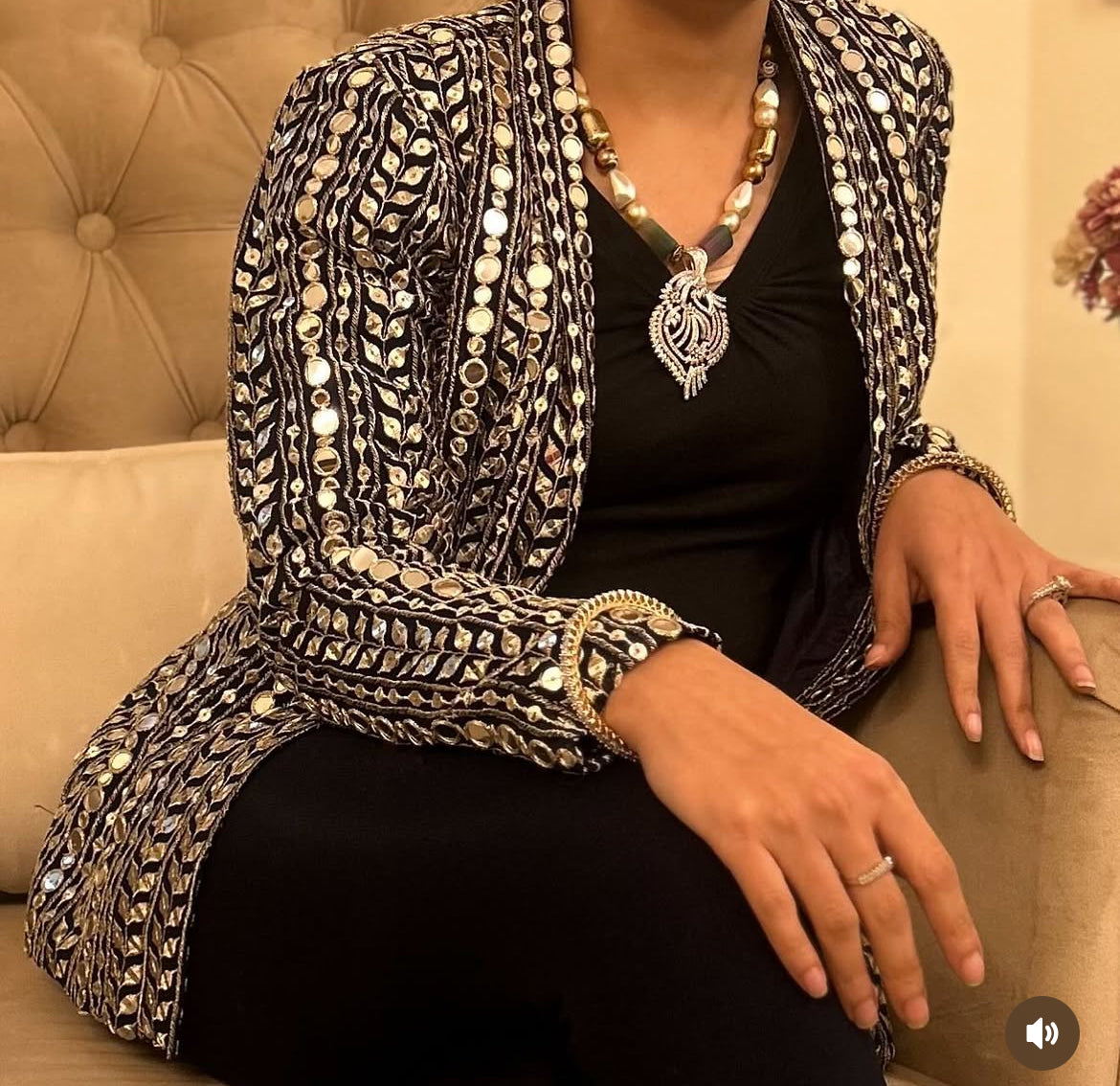 Luna Embellished Open-Front isJacket