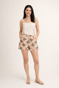 Sunset Medallion Printed Shorts