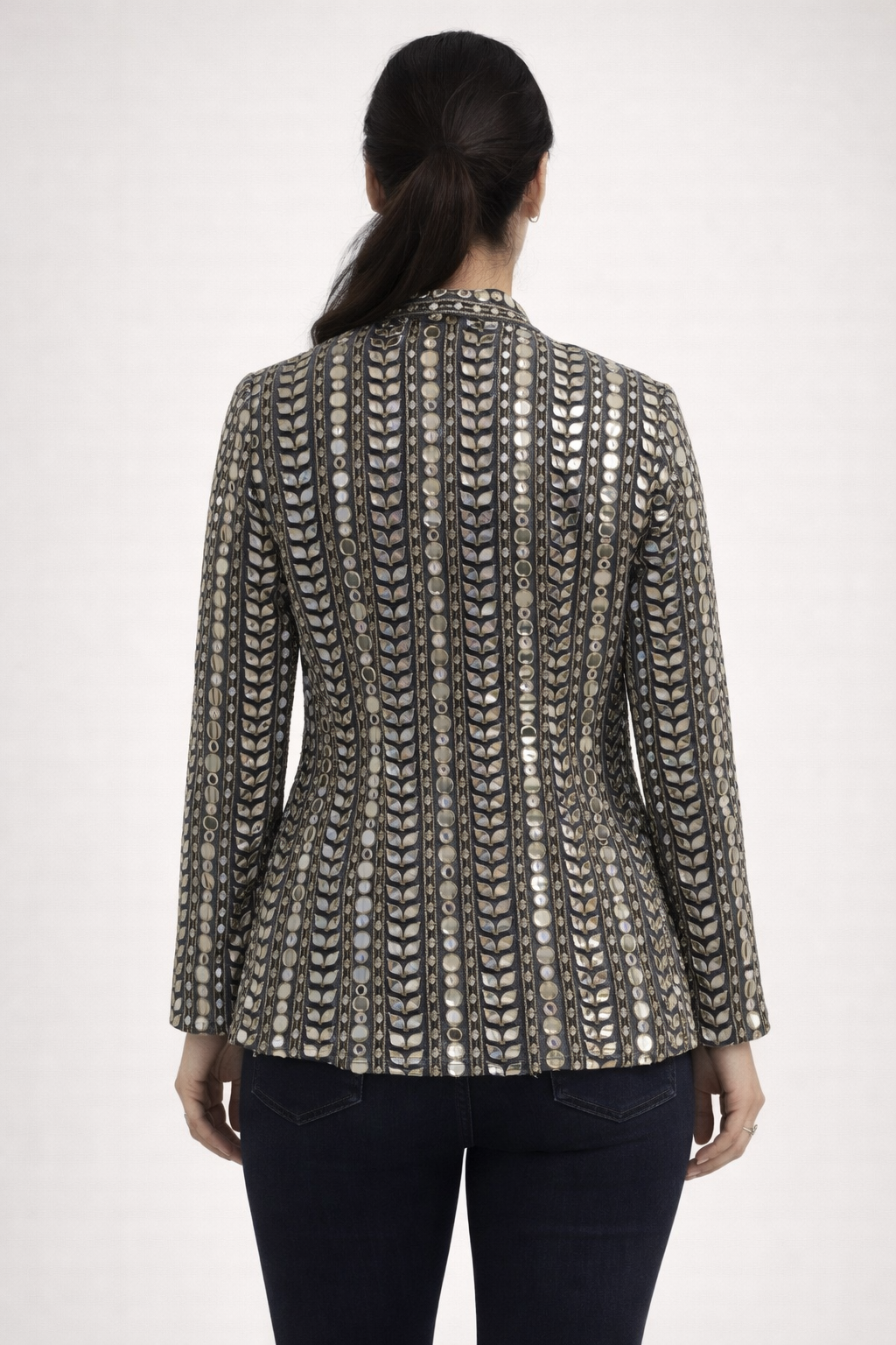 Luna Embellished Open-Front isJacket