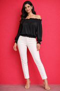🖤 Classic Allure Off-Shoulder Top