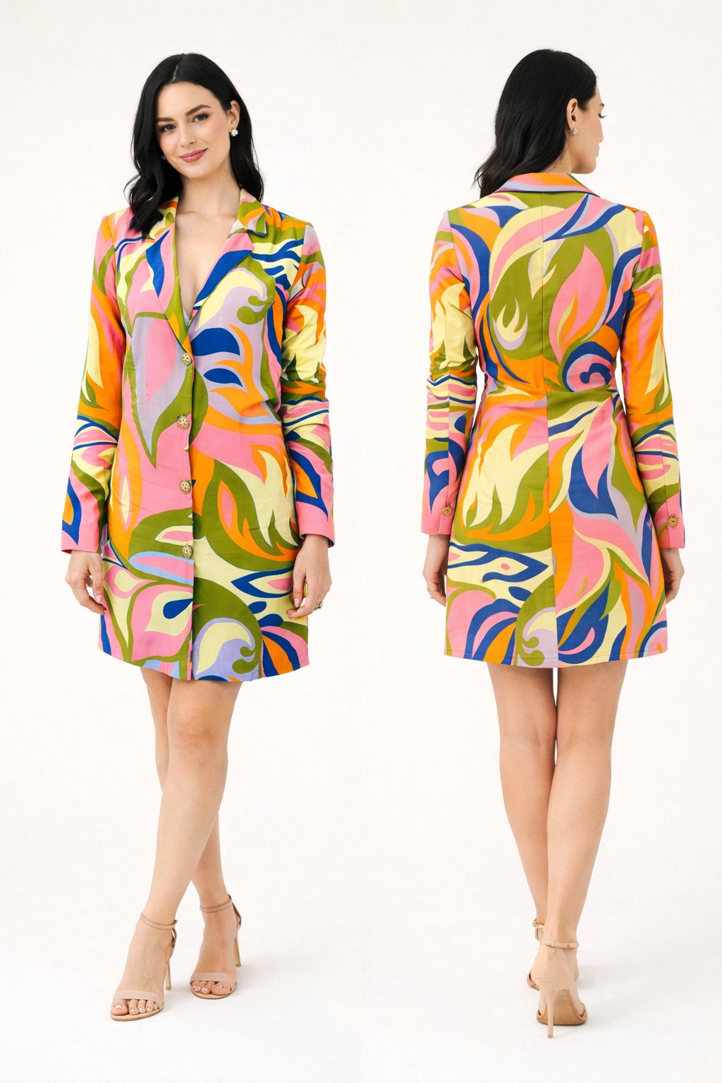 Vivid Muse Blazer Dress
